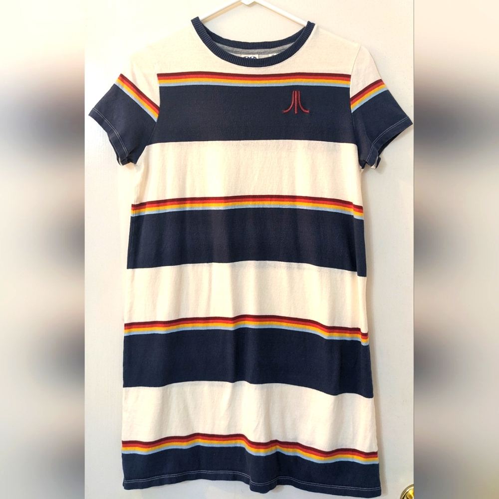 VINTAGE  Junk Food Atari T shirt dress AZ Medium